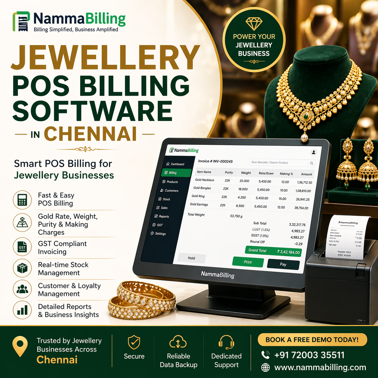 Jewellery POS Billing Software in Chennai